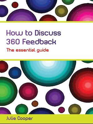 cover image of How to Discuss 360 Feedback